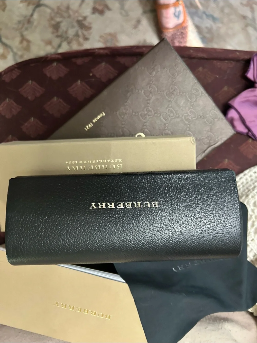 Burberry Brown Tortoiseshell Women’s Oversized Sunglasses